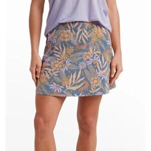 Sherpa hiking skort / Floral Mini Skirt